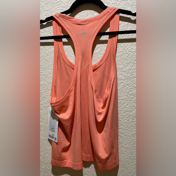 NWT Lululemon Swiftly Tech Racerback Tank 2.0 Race Sunny Coral Size 12 - Picture 6 of 7
